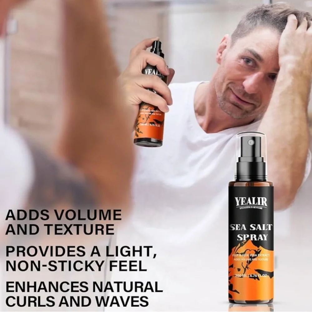 🆕 Yealir Sea Salt Spray for Men